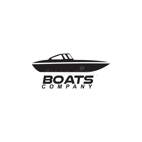 Boat Logo Design Vector Icon Template Stock Vector - Illustration of ...