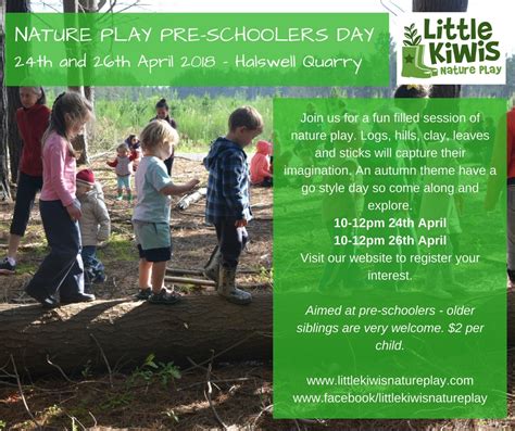 Nature Play Pre-Schoolers Day - Little Kiwis Nature Play