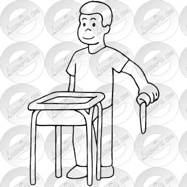 Spill Outline for Classroom / Therapy Use - Great Spill Clipart