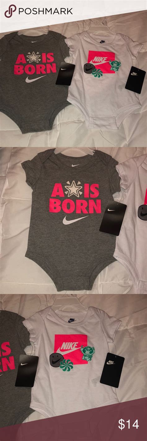 NWT BUNDLE - 2x NIKE baby girl onesies - 6-9M | Girl onesies, Baby girl ...