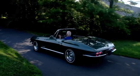 Joe Biden Shows Off 1967 Corvette Stingray, Talks Electric Version With ...