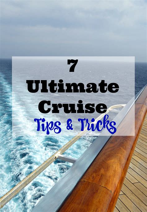 7 Ultimate Cruise Tips & Tricks - R We There Yet Mom?