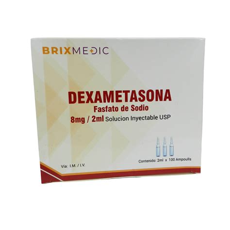 Solución Inyectable Dexametasona Fosfato Mg/Ml Genfar Caja, 60% OFF