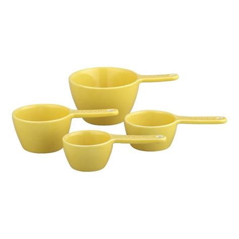 ceramic measuring cups | yellow porcelain measuring cups | Measuring cups set, Measuring cups, Cup