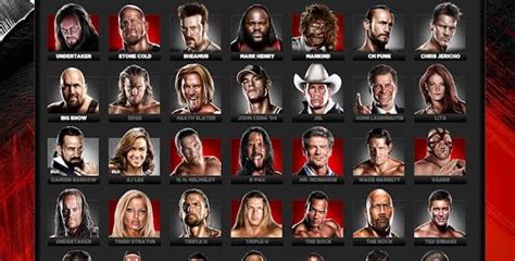 List Of Wwe Wrestlers