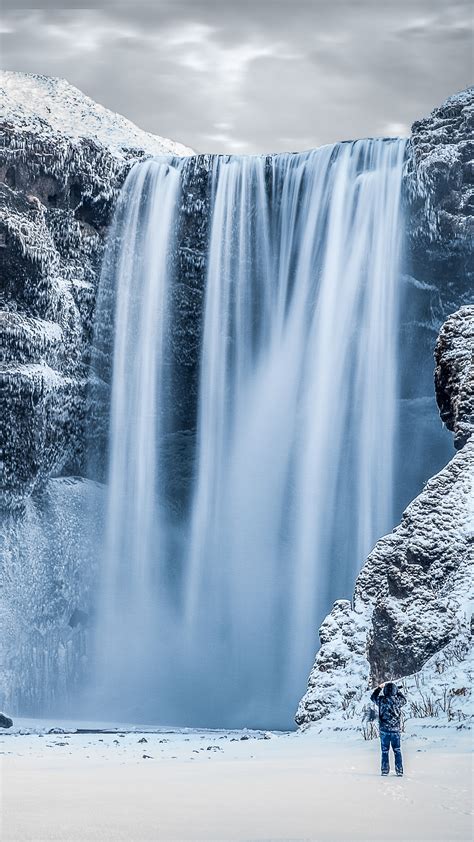 Frozen Waterfall Wallpapers - Wallpaper Cave