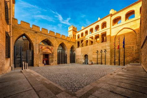 Patio de San Martin and Aljaferia Palace | Zaragoza, Spain - Fine Art ...