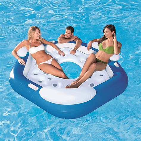 X3 Inflatable Island #Island #Inflatable | Inflatable island, Water island, Luxury swimming pools