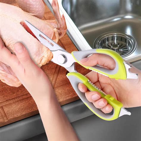 Multifunctional Kitchen Scissors Stainless Steel Household Food Chicken ...