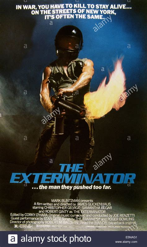 THE EXTERMINATOR, U.S. poster, Robert Ginty, 1980. © Avco Embassy/courtesy Everett Collection ...