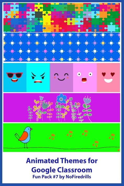 Animated Google Classroom Headers (Fun Pack #7) Banners - Distance Learning | Google classroom ...