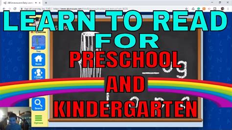 Learn How To Read For Kids - Reading Games For Kids - Kindergarten ...