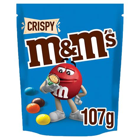 M&M's Crispy Chocolate Pouch Bag 107g