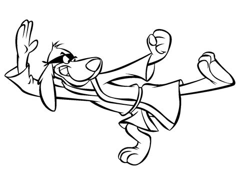 Hong Kong Phooey is Cool Coloring Page - Free Printable Coloring Pages for Kids