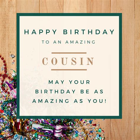 120 Happy Birthday Cousin Wishes | Happy birthday cousin, Happy birthday wishes cousin, Happy ...