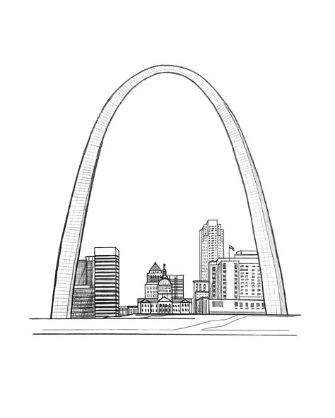 St. Louis / Gateway Arch // Digital Download — Graphite Architect
