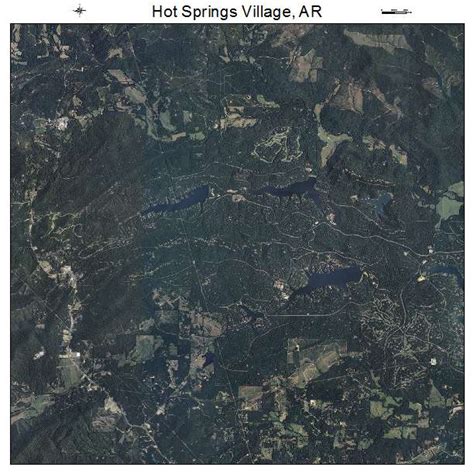 Aerial Photography Map of Hot Springs Village, AR Arkansas