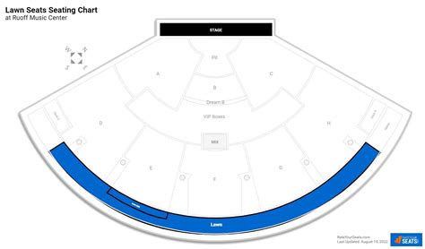 Klipsch Music Center Seating Map: Everything You Need To Know - Map Of The Usa