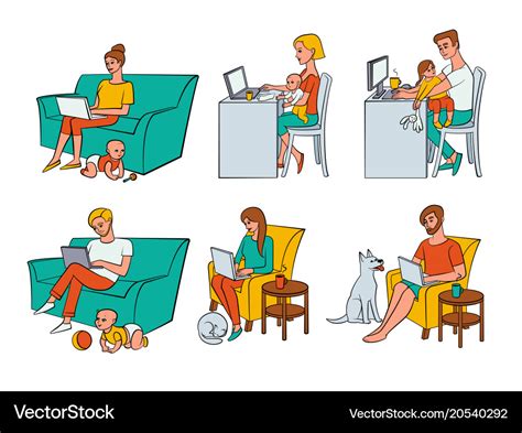 Work From Home Cartoon / Telework Cartoons and Comics - funny pictures ...