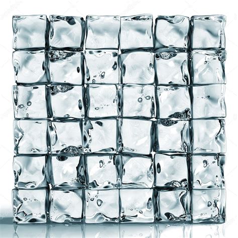 Wall of ice cube bricks — Stock Photo © viewgene #12287167