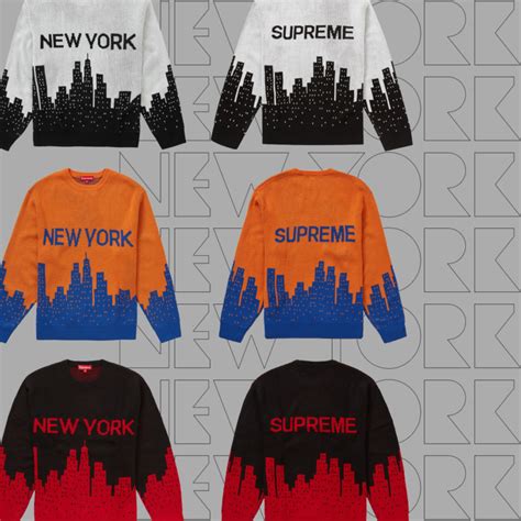 Supreme New York Sweater - Supreme Pick of the Week - StockX