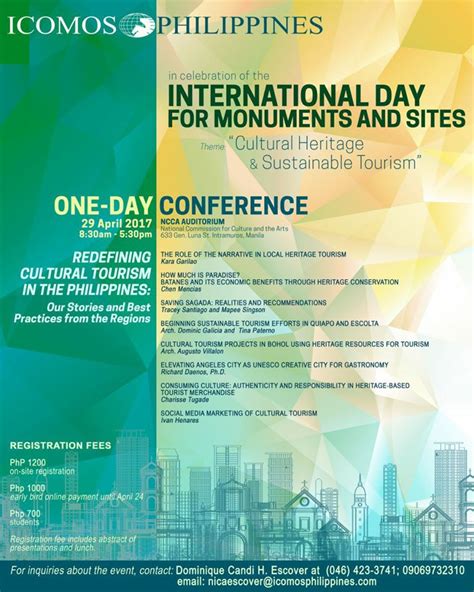 IDMS 2017: “Cultural Heritage & Sustainable Tourism” Conference on Redefining Cultural Tourism ...