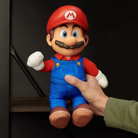 The Super Mario Bros. Movie Mario Poseable Plush - Nintendo