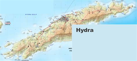 Large detailed map of Hydra - Ontheworldmap.com