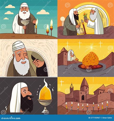 Cartoon van yom kippur stock illustratie. Illustration of beeld - 277193967