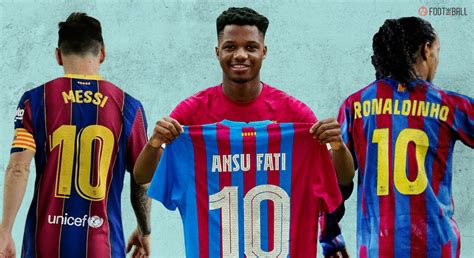 Spanish Player Ansu Fati Bags The Number.10 Shirt At Barcelona