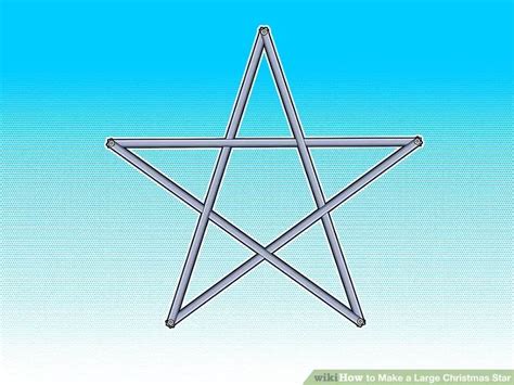 How to Make a Large Christmas Star: 9 Steps (with Pictures) | Christmas star, Star christmas ...