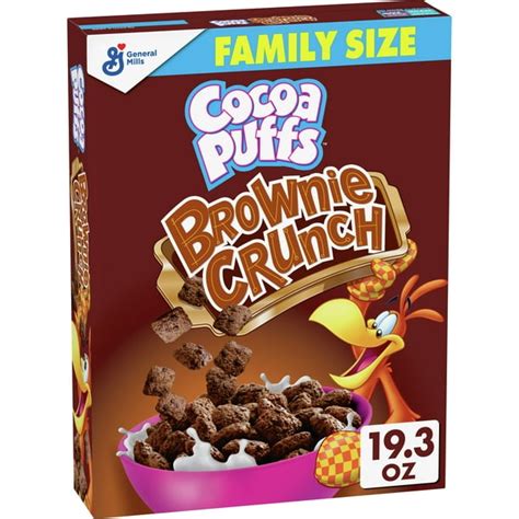 Cocoa Puffs Brownie Crunch Cereal, 19.3 oz - Walmart.com - Walmart.com