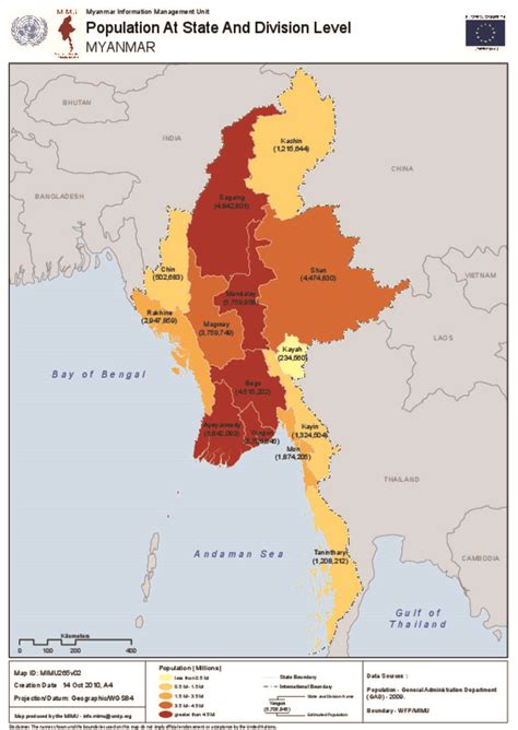 Document - Administrative Map - Myanmar Population at State and ...