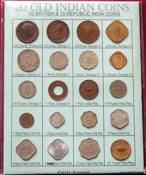 Coin-House: 20 Rare Old Coins! British India and Republic India Coins!