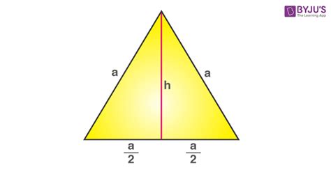 Area of an Equilateral Triangle- Formula, Definition, Derivation, Examples