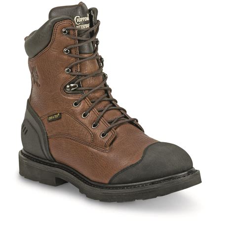 Chippewa Men's Waterproof 8" Heavy Duty Oiled Work Boots - 690266, Work ...