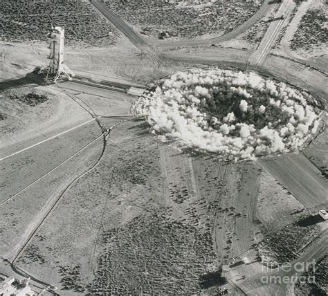 Underground Atomic Bomb Test Photograph by Los Alamos National Laboratory