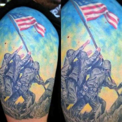 90 Marine Tattoos For Men - Semper Fi Ink Design Ideas