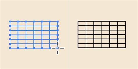 Create grids using the Rectangular Grid tool