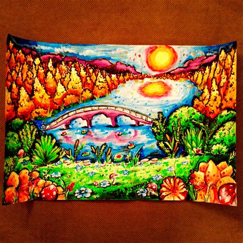 Fauvism Landscape-Pastel by BeKoe on Newgrounds