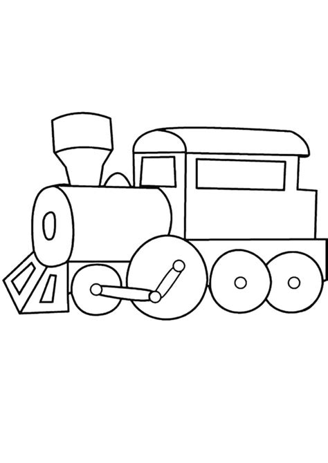 Coloring Pages | Toy Train Coloring Page