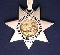 Sunnyvale Police, California Sheriff Badge Charms