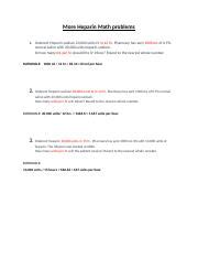 Mastering Heparin Dosage Calculations: Comprehensive Practice | Course Hero