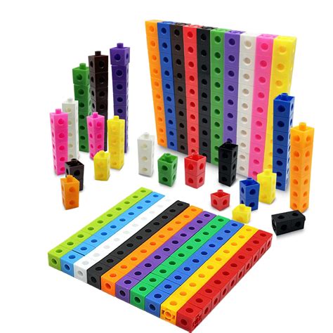 Buy Math Manipulatives Counting Cubes, Math Linking Cubes Unifix Cubes Number Blocks for ...