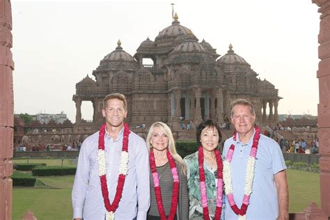 US Congressmen Visit Swaminarayan Akshardham, Delhi, India