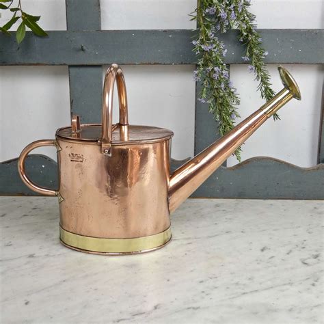 Vintage copper watering can