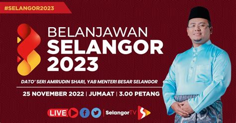 Senarai Inisiatif Belanjawan Negeri Selangor 2023