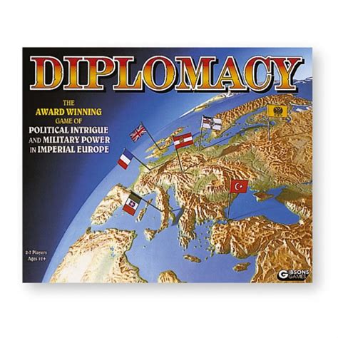 Gibsons Diplomacy Board Game - Gifts Games & Toys from Crafty Arts UK