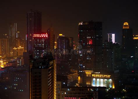 Guangzhou Urban Skyline at Night Editorial Photo - Image of illuminated, scenic: 82056981