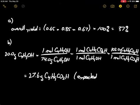 SOLVED:Pentanoic acid (C4 H9 CO2 H) can be synthesized in three steps ...